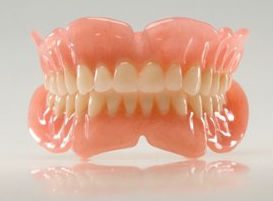 Photo of natural-looking dentures